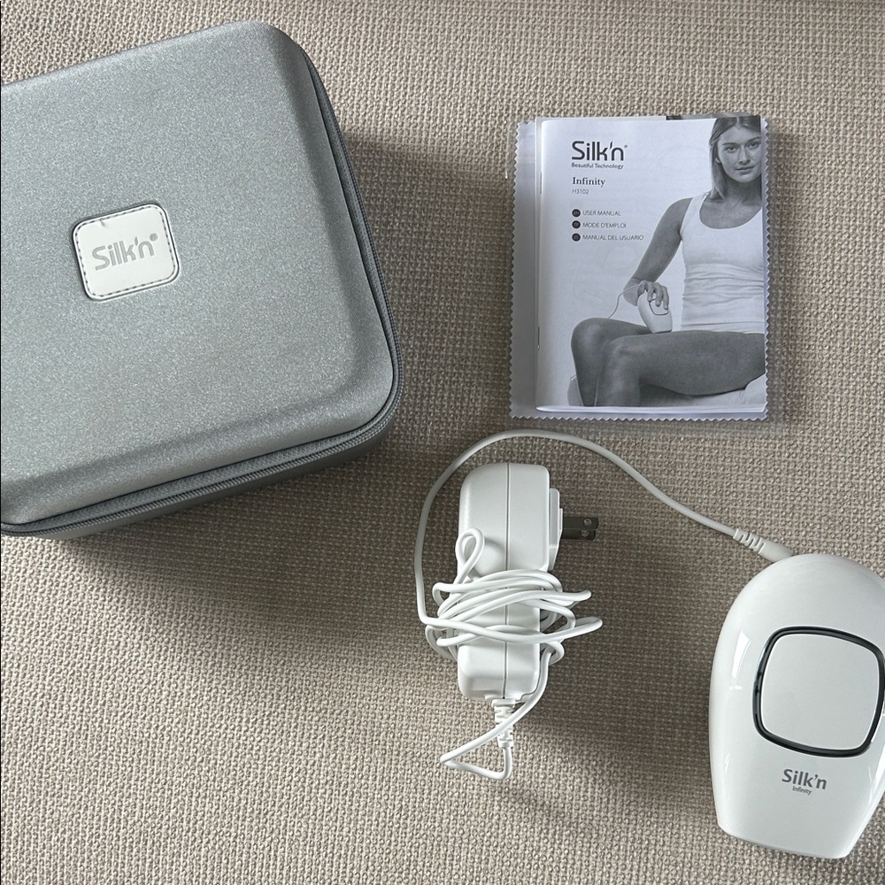 Silk'n Infinity At-Home Hair Removal Kit — White & Silver